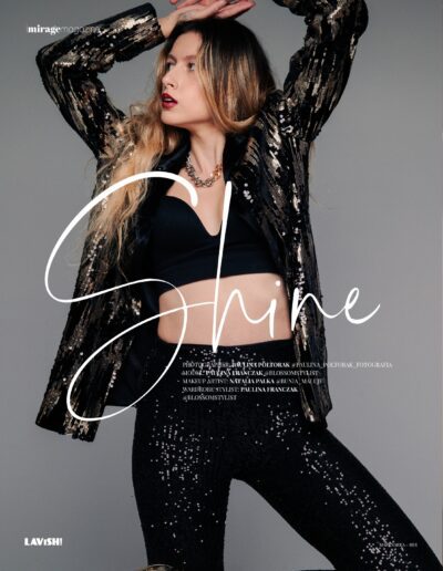 Sesja modowa w studio w Krakowie